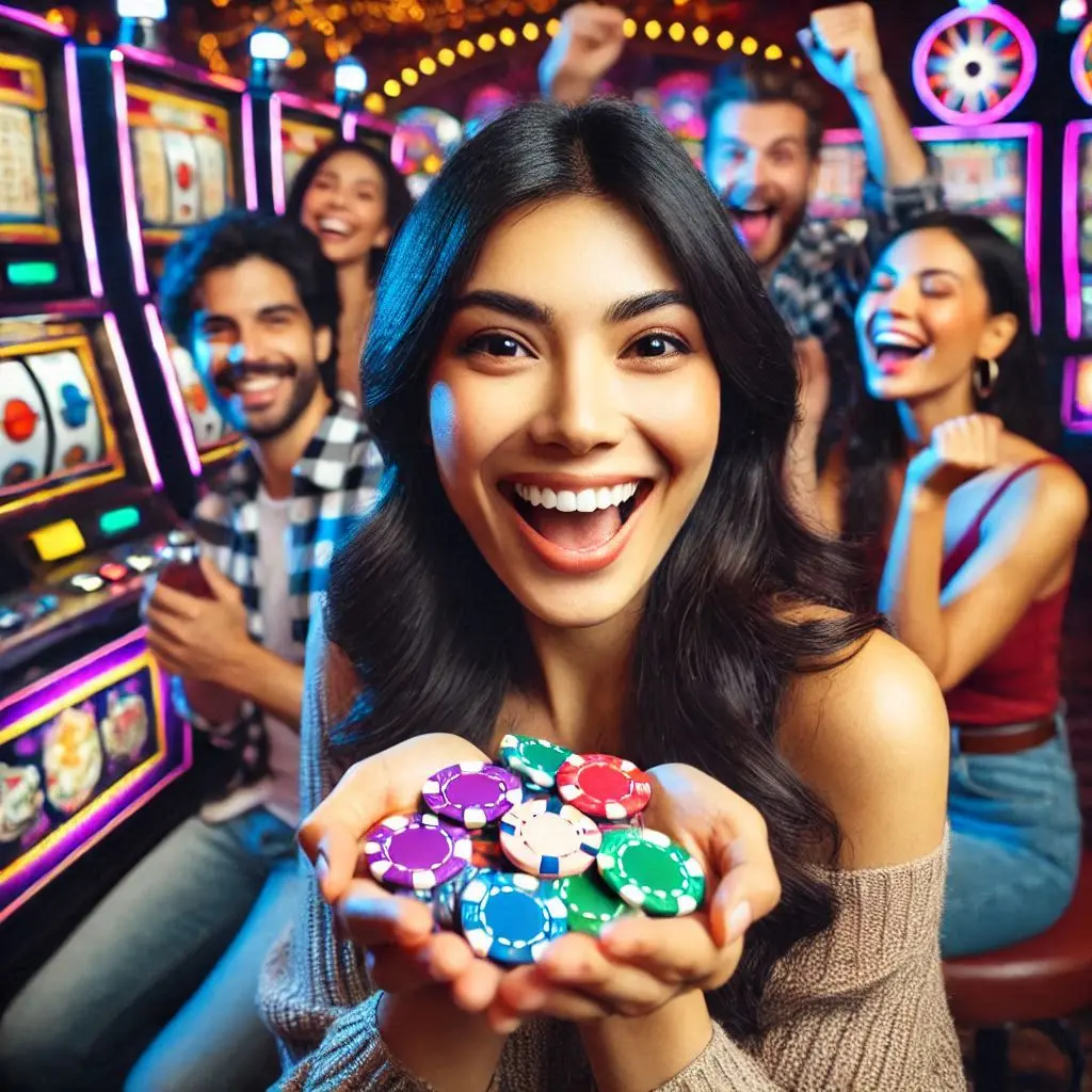 een man met een bonus in zijn handen bij een POKERSTARS CASINO